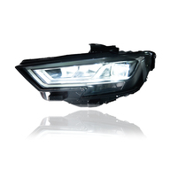 Conjunto de Faros LED KGKB para Audi A3 S3 RS3 2013-2021, Actualización de Estilo de Alta Gama, Lente de Proyector DRL, Conexión Plug and Play