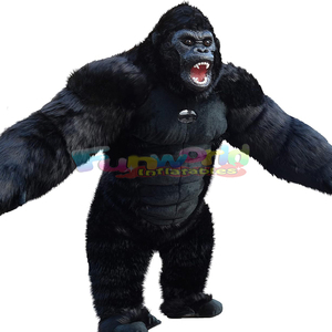 광고 풍선 고릴라 마스코트 의상 2.6m 3m 성인 킹콩 플러시 애니메이션 코스프레 마스코트 멋진 카니발 모델 - Product Image 5