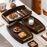 Plateau de service ovale jetable en bambou personnalisé avec logo pour soupe, thé et café – Vente en gros