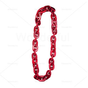 Venta al por mayor de fábrica, collar de cadena de cuentas de <span class=keywords><strong>Mardi</strong></span> <span class=keywords><strong>Gras</strong></span> grande personalizado, Jumbo eslabones, decoraciones de fiesta deportiva con cuentas - Product Image 4