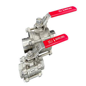 2PC 3WAY 4WAY 5WAY Actionneur électrique motorisé JIS20K ANSI300LB Valve d'isolation à bille à bride Base pneumatique PED sans danger pour le feu - Product Image 5