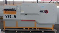 Cintreuse automatique de barres d'acier CNC pour la fabrication d'étriers de renforcement de construction