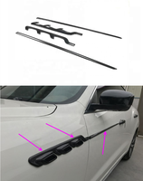 Décorations de pare-chocs avant en fibre de carbone style MSY pour Maserati Levante
