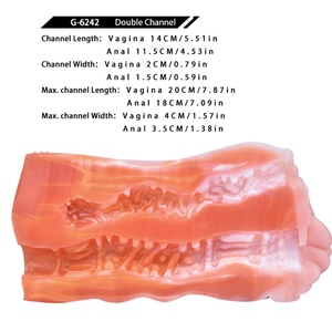 Copa de Masturbación GEEBA con Diseño de Zorro de Fantasía, Masturbador de Bolsillo de Silicona Suave, Simulador de Vagina Realista, Ejercitador de Pene, Juguetes Sexuales para Hombres - Product Image 6