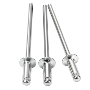 Rivets à œillets en aluminium et fer à tête fraisée de type ouvert M2-M6, 100 pièces, pour accessoires maritimes, prêts à la revente, ODM, directement de l'usine - Product Image 4