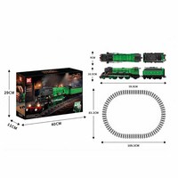 DK 80010 2026 Nuevo Kit de Modelo de Tren de Vapor Volador MOC City con Ladrillos Eléctricos, Regalos de Tren para Adultos, 1147 Piezas, Sets de Bloques de Construcción