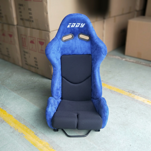 Siège de voiture modifié de grande taille EDDY, style ergonomique SR3, siège de course haut de gamme en daim pour le drift/le simulateur de course - Product Image 1