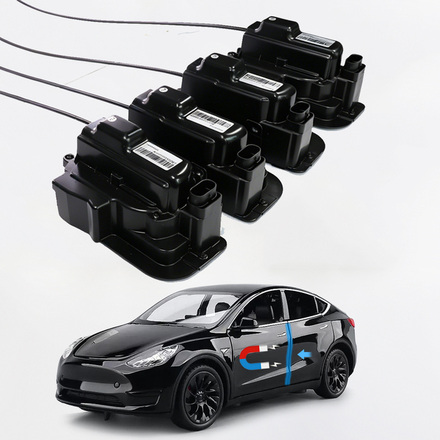 Soft Close Doors Locks for Tesla Model 3 New Y Juniper 2016-2025 2026 Vacuum Door Lock Anti-pinch Car Modification Accessories
