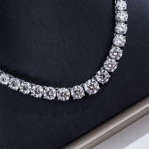 Collier Bijoux MSN-900 18k 40cm Bracelet Chaîne Tennis 2.4ct Diamant de Laboratoire Cultivé Collier Tennis - Product Image 4