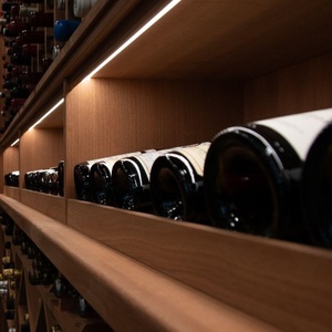 Estante de Madera Artesanal de Alta Densidad para Bodega, con Temperatura y Humedad Constantes, Almacenamiento Multiformato, Colección a Granel para Bodega Casera - Product Image 3