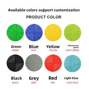 Dalles de sol de garage modernes antidérapantes en PP, emboîtables, résistantes à l'usure, en plastique, pour usage intérieur, installation facile par clic pour le lavage de voiture - Product Image 5