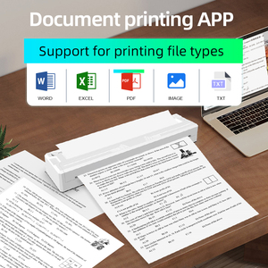A4เครื่องพิมพ์ความร้อนไร้สายไร้หมึกแบบพกพา58-216มม. HT-M8เป็นมิตรกับสิ่งแวดล้อมสำหรับธุรกิจขนาดเล็ก - Product Image 4