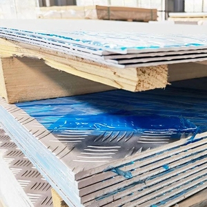 Plaque H14 <span class=keywords><strong>en</strong></span> <span class=keywords><strong>aluminium</strong></span> double couche, gaufrée, <span class=keywords><strong>striée</strong></span>, à motifs, avec impression par transfert, à fossettes, à carreaux - Product Image 5