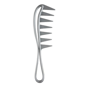 Brosse à <span class=keywords><strong>cheveux</strong></span> de salon de coiffure au design unique <span class=keywords><strong>Cheveux</strong></span> lisses <span class=keywords><strong>Cheveux</strong></span> longs <span class=keywords><strong>bouclés</strong></span> Peint Peigne à dents larges pour la maison ou le salon - Product Image 5