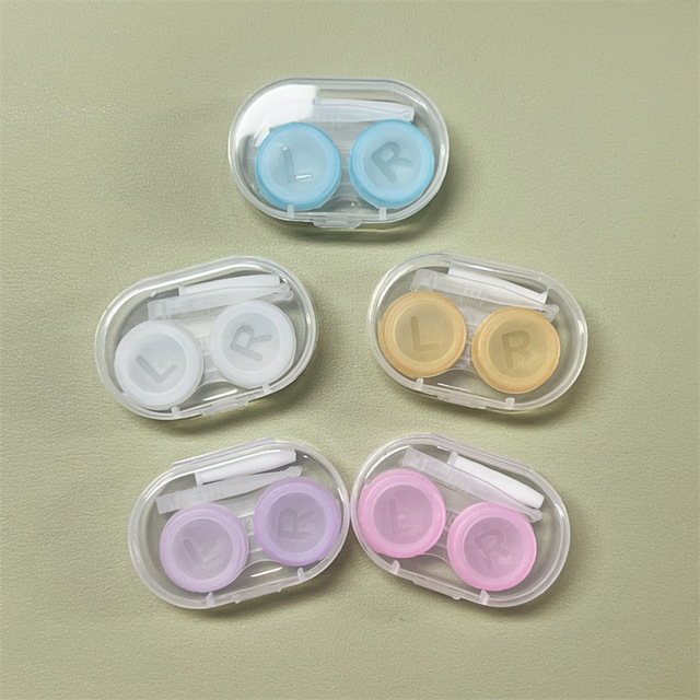 Low Price Plastic Contact Lens Case Packaging Eyewear Estuches Eye Glass Contact Lens Case