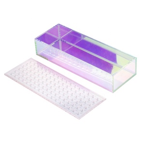 Hộp Bảo Quản Và Trưng Bày Đồ Trang Sức Bằng <span class=keywords><strong>Acrylic</strong></span> Óng Ánh Tối Giản Với Ánh Kim Óng Ánh - Product Image 3