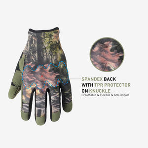 Guantes tácticos de camuflaje para exteriores con logotipo personalizado con características antideslizantes y antiimpacto de pantalla táctil para trabajos mecánicos - Product Image 3
