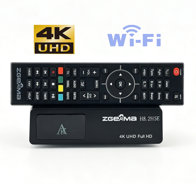 ZGEMMA H8.2H SE 4K UHD Satellite Receiver DVB-S2+DVB-C/T2 Twin Tuners