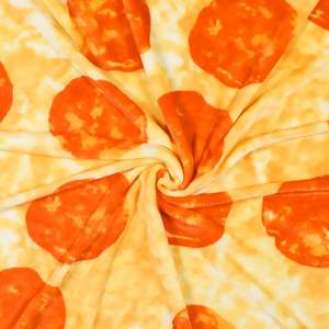 Manta de lana de franela con impresión digital de logotipo personalizado, manta ecológica de alta calidad para pizza, entrega rápida, pequeño MOQ de punto con dibujos animados - Product Image 5