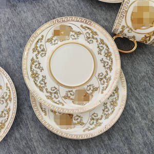 Luxurious Nordic Luxury Dining Room Bone China Dinner <b>Set</b> 15 Piece Coffee Cup and Saucer <b>Set</b> for Cafe - Product Image 3