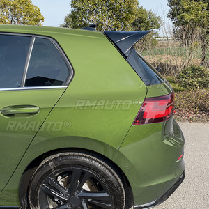 Kit carrosserie pour VW Golf MK8 GTI R GTD Clubsport, spoiler de coffre arrière, aspect fibre de carbone, style CS, aileron de toit, accessoires de voiture - Product Image 3