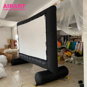 Chất lượng tốt nhất khổng lồ <span class=keywords><strong>Inflatable</strong></span> Màn hình phim cho chiếu tùy chỉnh sân sau rạp chiếu phim ngoài trời nhà - Product Image 2