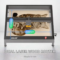 Machine de gravure laser à double lumière pour bouteilles métalliques, routeur à bois de bureau, facile à utiliser