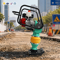 Offre Spéciale – Compacteur de Sol Électrique Industriel 220V/380V, Type Marteau Vibrant, pour la Construction Routière