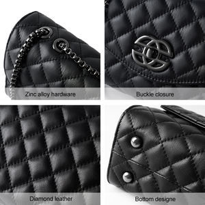 Diamant <span class=keywords><strong>Sac</strong></span> Cabas Rétro Femmes <span class=keywords><strong>Sac</strong></span> En Cuir Véritable Fabricant Sacs À Main Personnalisés Borse Donna Épaule Sacs À Bandoulière - Product Image 6