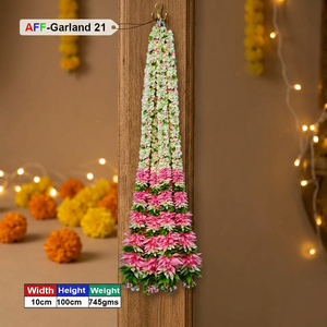 พวงมาลัยดอกไม้ประดิษฐ์ (ลองโดลักลาดี) AFF-Garland-21 - Product Image 2