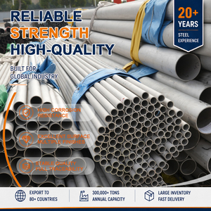 Tubo de Acero Inoxidable 316L 8K Laminado en Frío de 21.3mm 8.0mm con Ranurado EN 10216-5 para Tratamiento de Agua - Product Image 1