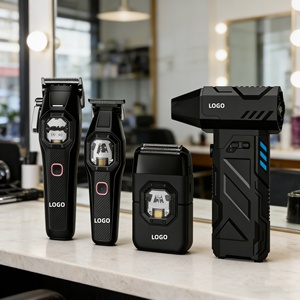Kit de Máquinas de Barbería Profesional 4 en 1, Cortadora de Pelo con Motor de Corriente Continua de Alta Velocidad, Recortadora, Afeitadora y Secador de Pelo - Product Image 3
