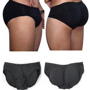 Men Body Shapers Hip Lifter <b>Builder</b> Ass Black Padded Panties Elastic Underwear Male Plus Size S-6XL - Product Image 1