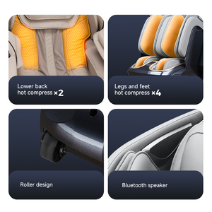 Silla de Masaje Corporal Completo de Gravedad Cero 4D de Marca Propia Automatic Life Power por Menos de 1000 - Product Image 4