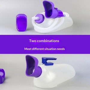 Urinoir masculin ergonomique avec rainure dorsale pour un ajustement confortable à la courbe de la colonne vertébrale, idéal pour les personnes âgées, alitées ou handicapées - Product Image 4