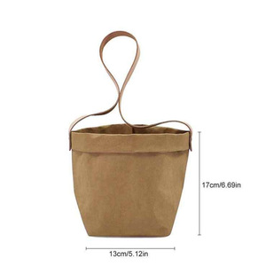 Wholesale hanging <b>baskets</b> <b>for</b> home decorations, Japanese minimalist leather flower pots and hammocks, hanging <b>plant</b> bonsai. - Product Image 5