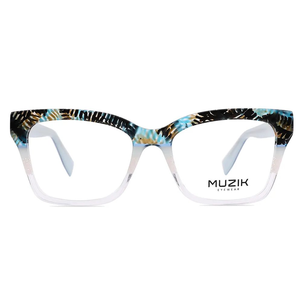 P6250 China custom 2023 fashion colorful ladies acetate optical glasses eyewear frames