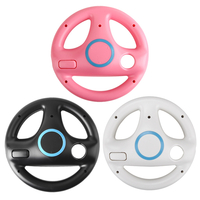 Wireless Racing Wheel Handle Remote Controller Steering Wheel for Nintendo Wii NS Kart Racing Games Joysticks & Game Controllers