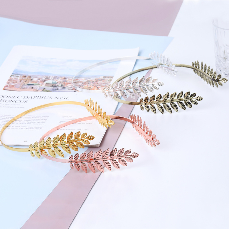 Blatt-Kopfband Im Griechischen Göttinnen-Stil – Perfekt Für Hochzeit, Cosplay & Feiern