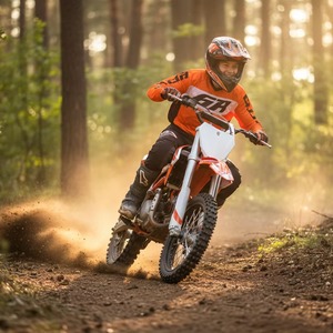 Precio Directo de Fábrica, Motocicleta Todoterreno de 110cc para Niños y Adolescentes, Pitbike de Gasolina de 4 Tiempos, Motocross, Velocidad Máxima de 61-80 km/h - Product Image 1