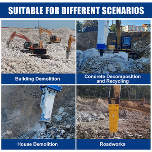 GOODB SB121 155mm Hidráulica Rock Breaker Top/Side/Silence Coreano Construção Máquinas Peças Feitas de Aço Liga Durável - Product Image 6