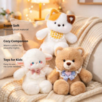 Jouets en peluche animaux de course personnalisés au design amusant : éléphant, chat, mouton, ours en peluche, lapin – Vente en gros
