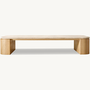 <span class=keywords><strong>Table</strong></span> <span class=keywords><strong>basse</strong></span> rectangulaire moderne en marbre pour salon - Product Image 6