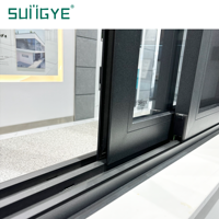 Ventana Corredera de Aluminio SUNGYE, Económica y de Calidad Premium, con Doble Vidrio Aislante y Malla Antimosquitos Integrada