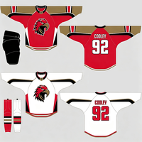 Maillot d'entraînement de hockey sur glace en mesh, séchage rapide, résistant, respirant, unisexe, haut d'entraînement athlétique