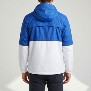 Chaqueta Cortavientos Impermeable para Hombre, de Secado Rápido, para Lluvia, Tallas Grandes, Personalizable, OEM, Venta al Por Mayor, Precio Bajo, Poliéster y Nailon - Product Image 2