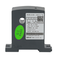 Transformador de corriente CA de la serie Acrel BA, entrada y salida de 1-5V/0-5V, fuente de alimentación de 24V/12V, bajo consumo de energía