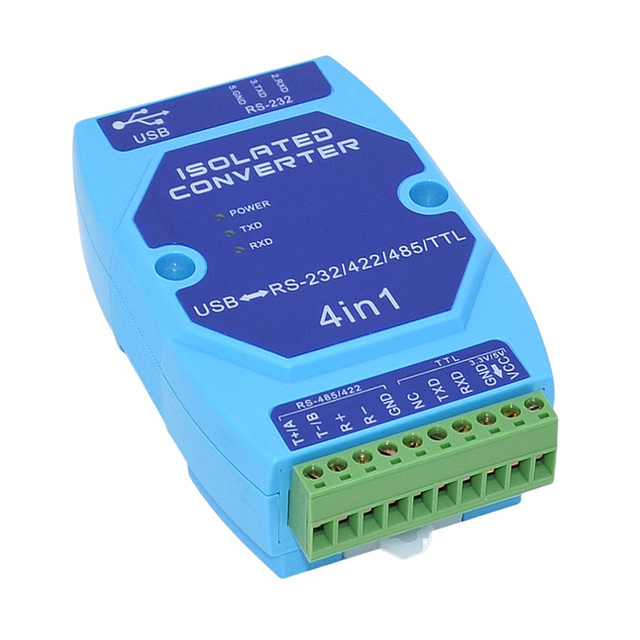 JPX-6012 USB to rs485 422 232 serial converter optically isolated interface industrial grade lightning protection