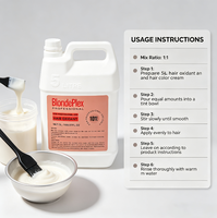 Crème oxydante pour cheveux Blondeplex, développeur pour coloration et décoloration des cheveux, usage professionnel en salon, peroxyde d'hydrogène 3% 6% 9% 12% 5L