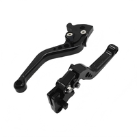 Palancas de Freno de Motocicleta Universales de Aleación de Aluminio CNC de 7/8" 22mm, Juego de Palancas de Embrague de Freno Hidráulico Ajustables para la Mayoría de las Motocicletas